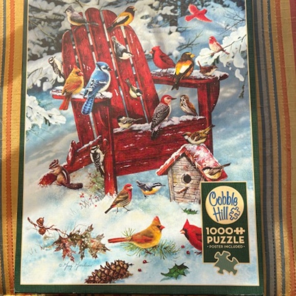 Cobble Hill Adirondack Birds Puzzle (1000 pcs.) - Picture 1 of 2